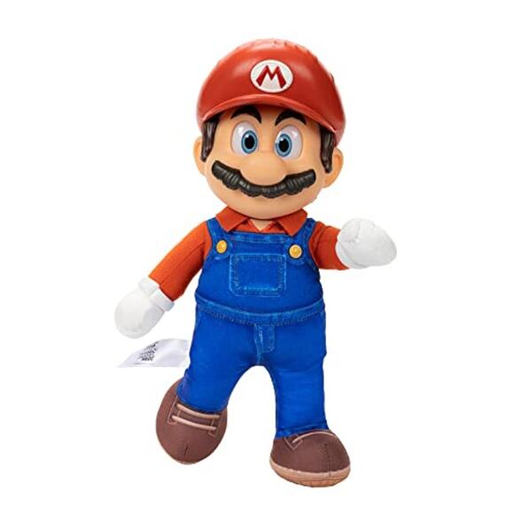 Nintendo the Super Mario Bros. Movie Mario Poseable Plush NWT - Picture 3 of 4